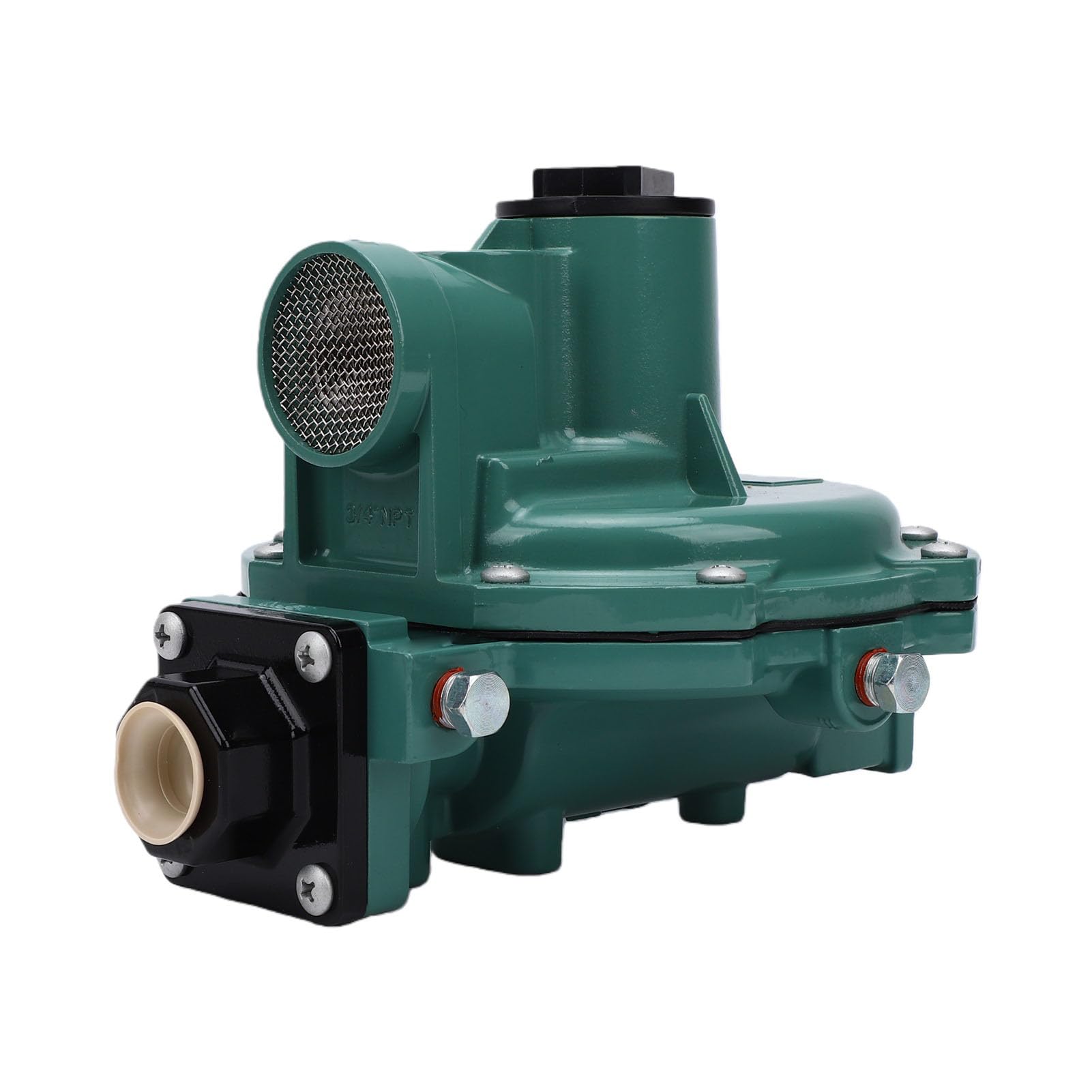 FTVOGUE Reduktor Gazu LPG, 2-stopniowy 1/2x1/2in NPT 875000 BTU