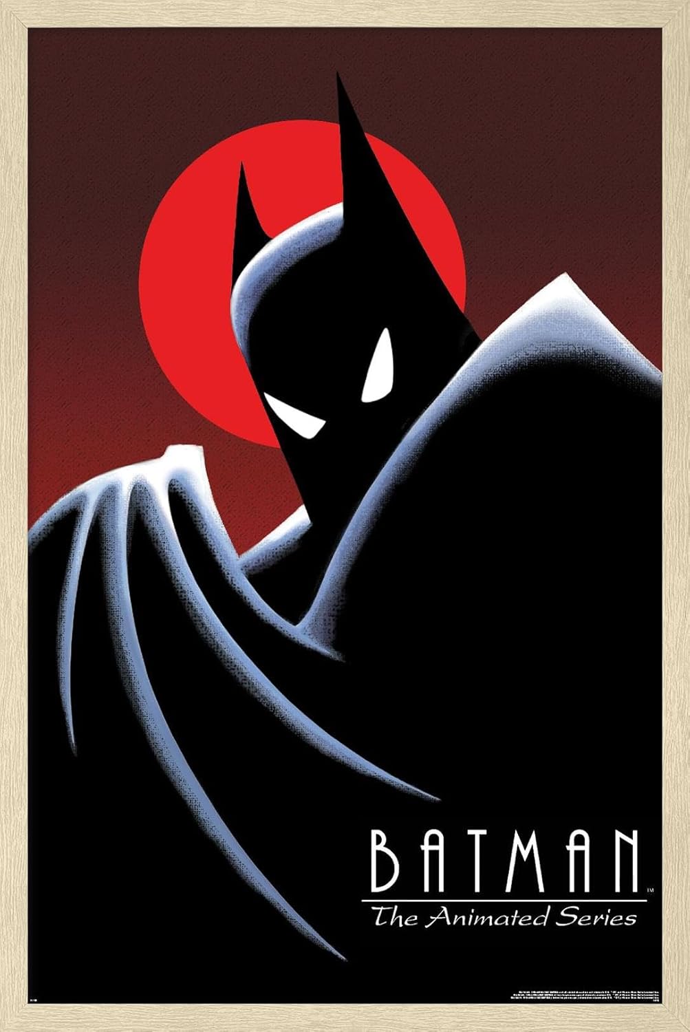 DC Comics TV Batman: The Animated Series Wall Poster, 34L" x 22.4W", Premium Poster & Clip Bundle