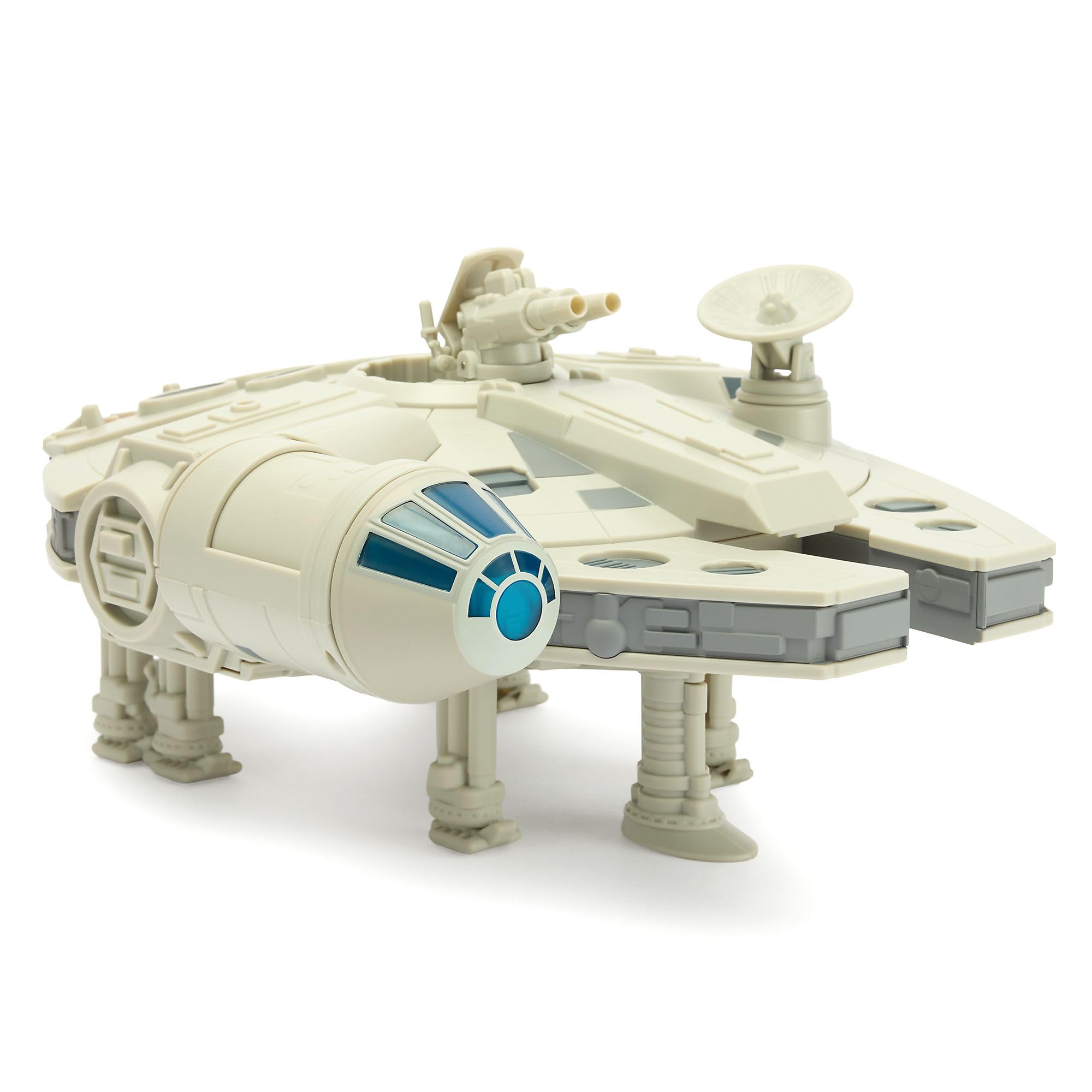 Disney Store Official Set da Gioco Millennium Falcon, Set con Astronave e Personaggi Star Wars: Han Solo, Leia Organa, Chewbacca, C‑3PO, 43 x 34 x 17 cm