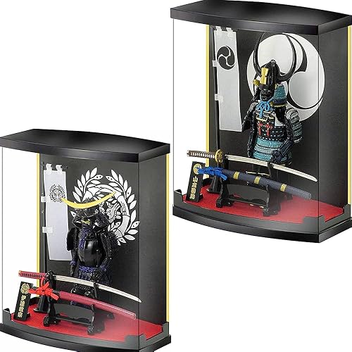 MEISTER JAPAN Samurai Armor 1/10, Date Masamune y Yamanoto Kansuke con figura de espada, 2 juegos de 8.3 pulgadas de alto, serie Samurai Demon