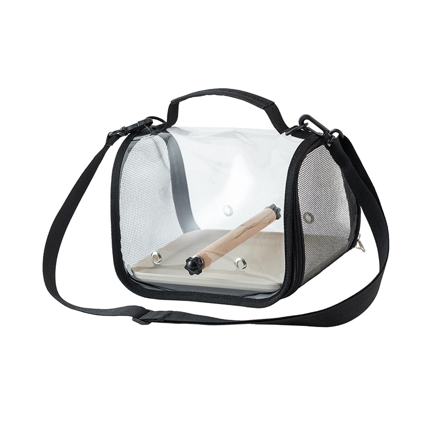 Pet Bird Carrier Transport Bag for Small Medium Birds Pet Supplies Lovebirds Black