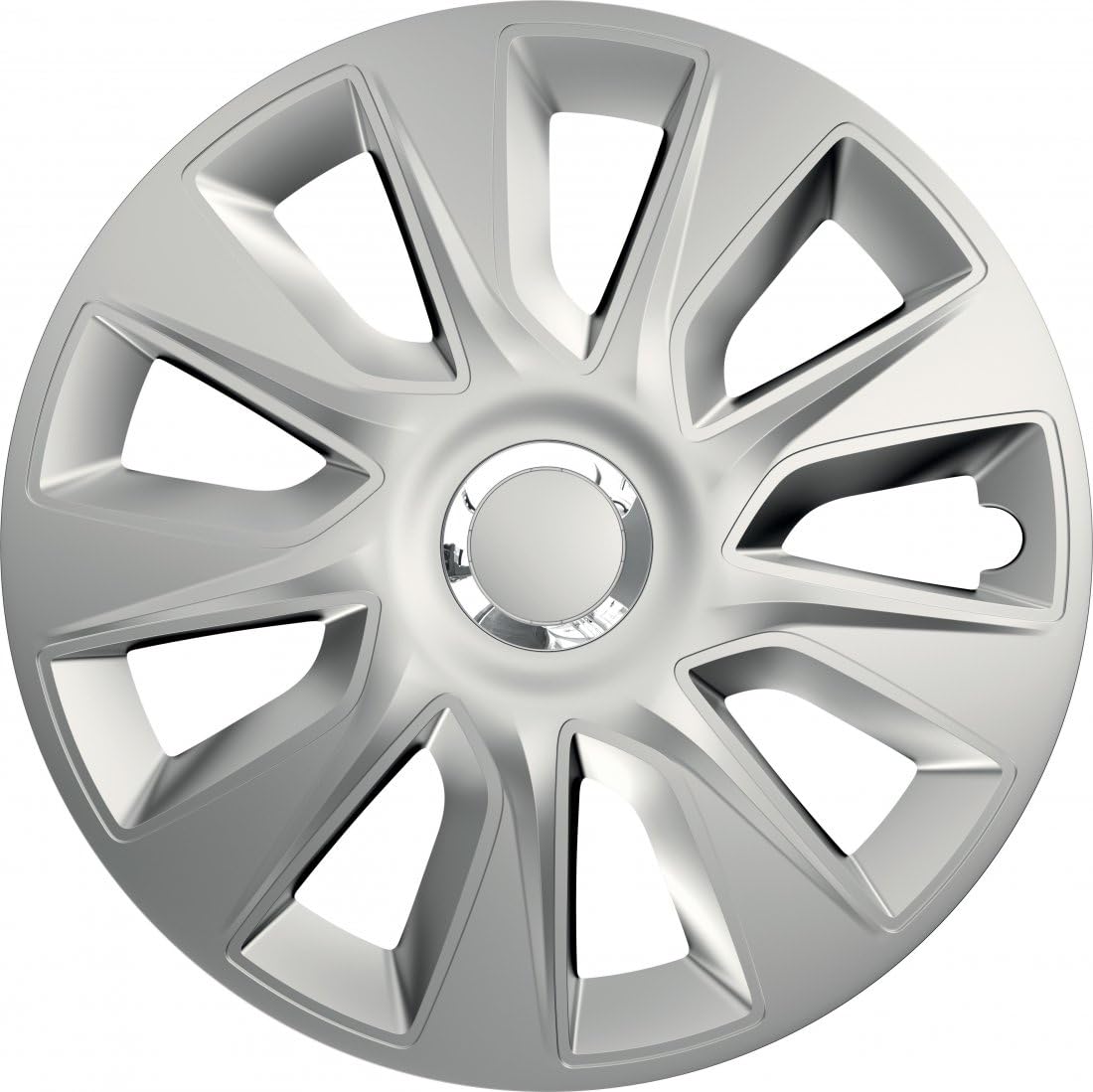 TOP DRIVE COPRICERCHI SILVER STRATOS 14 I nostri copricerchi sono prodotti con materiale ABS di alta qualita', conosciuto per la sua stabilita', forza Con verniciatura ad acqua
