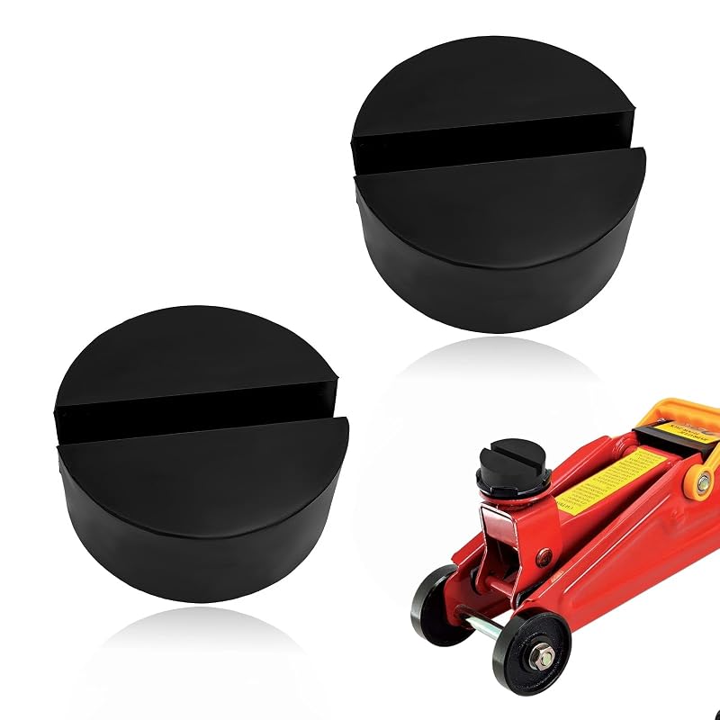 povtii Kit com 2 Apoios de Borracha para Macaco de Piso, Protetor de Longarina e Ponto de Elevação