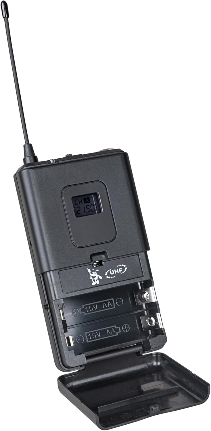 Microphone Wireless Microphone System UHF 6 Channel 3 Handheld Mic 3 Headset 3 Lavalier Bodypack 3 Lapel Mic Karaoke System Frequency B School Church Speaking Conference Wedding Party