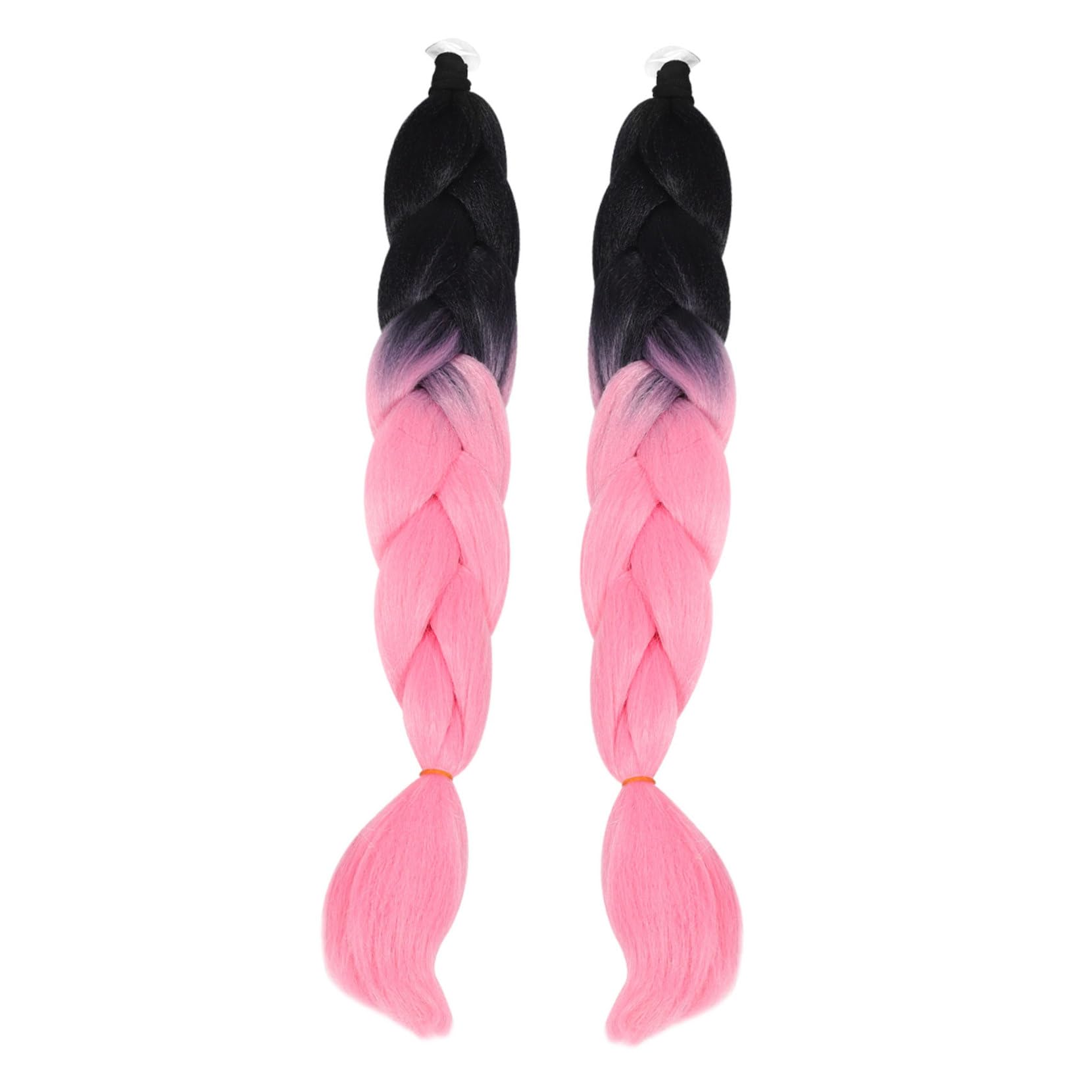 Trenza para casco estilo fashion con ventosa desmontable de alta succión 8