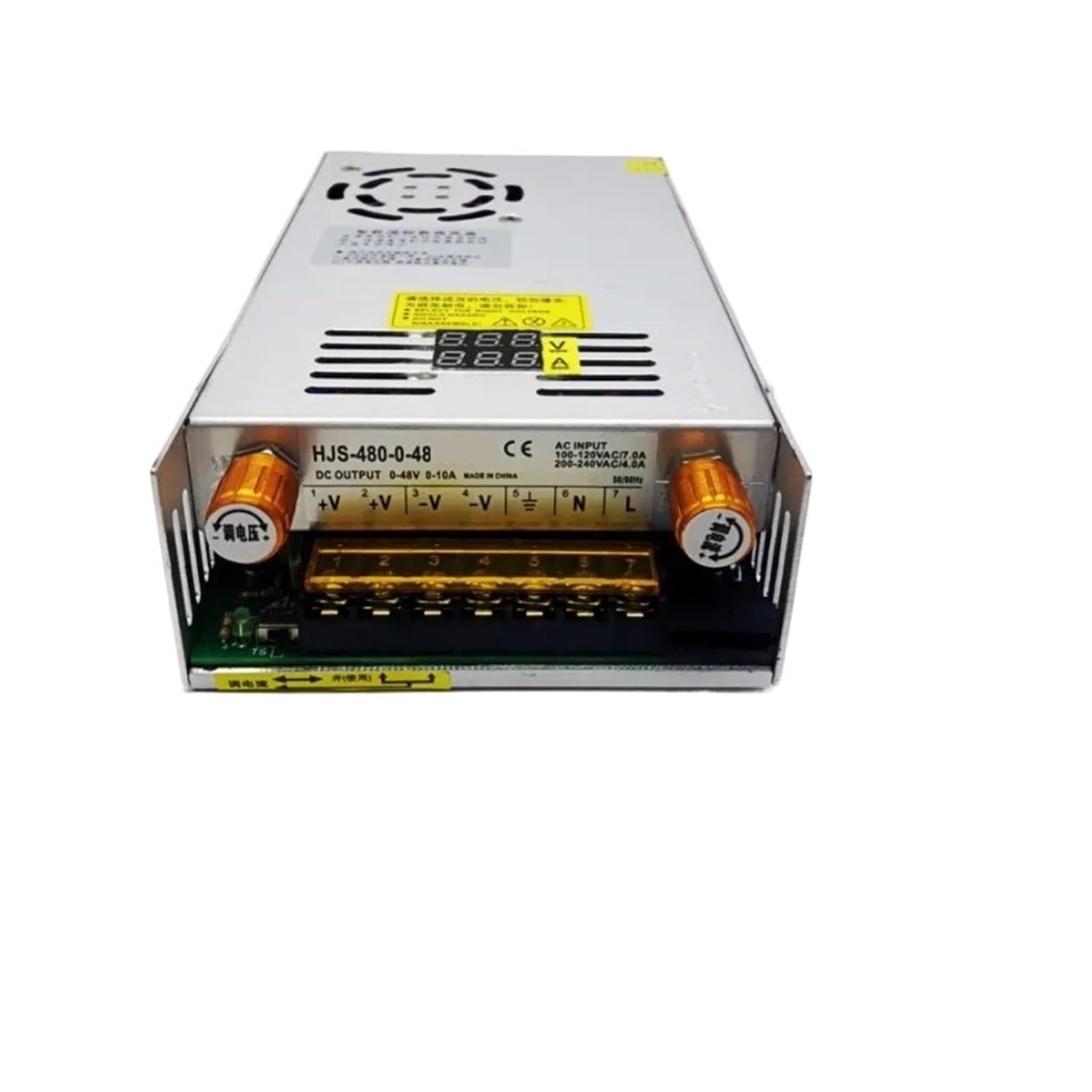 ANERTQUIH AC DC 5V 12V 24V 36V 48V Adjustable Switching Power Supply 60V 80V 120V 160V 220V 300V 480W with Digital Display