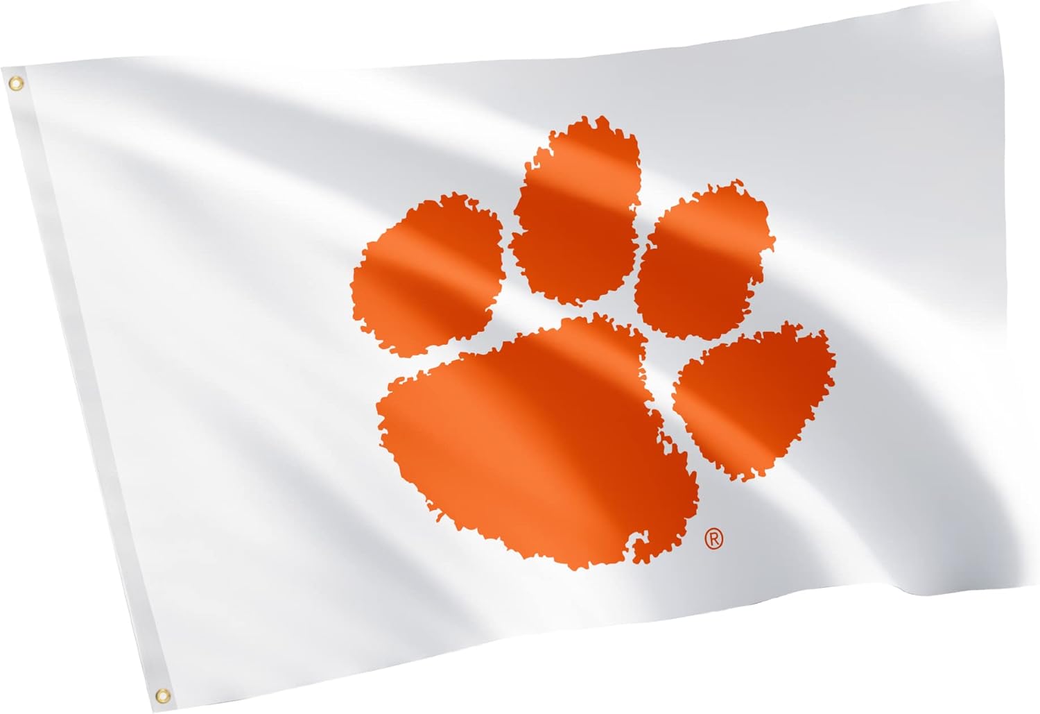 Desert Cactus Clemson University CU Flag - 3 x 5 Feet Tigers Banner, Indoor/Outdoor Durable Fabric, 100% Polyester Design (Style B)