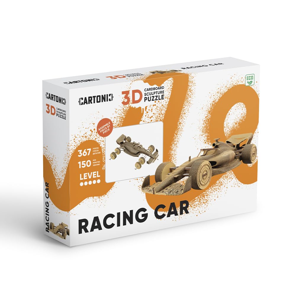 Auto da Corsa Puzzle 3D in Cartone – Modellino da Costruire