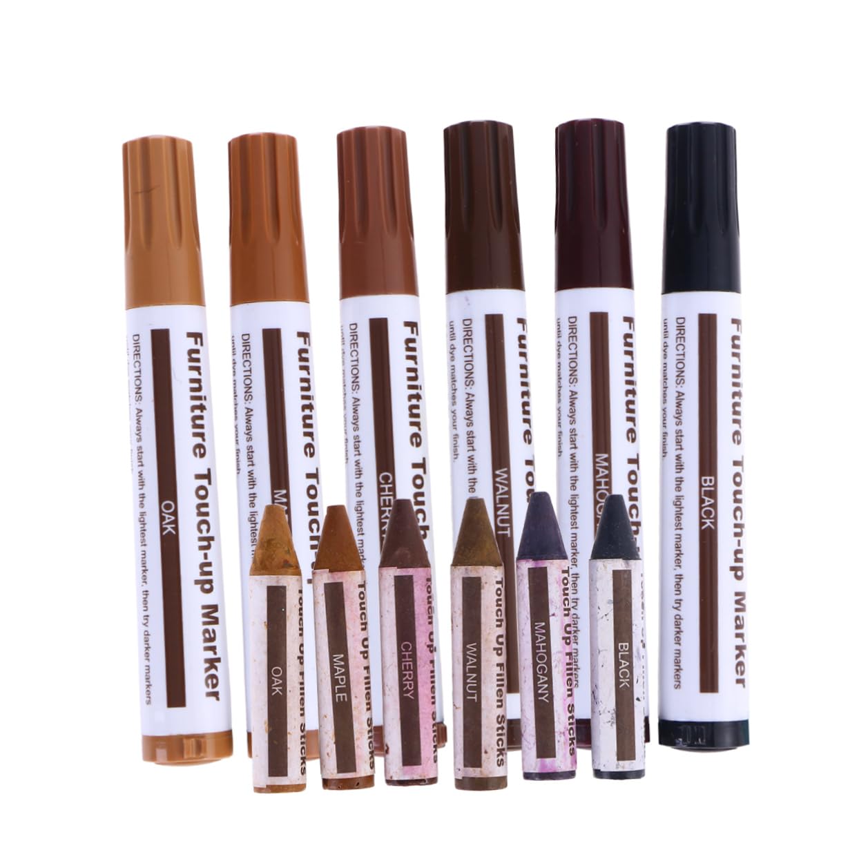 Gogogmee Touch up Marker for Furniture Repair Kit Fast Drying Non-Fading Scratch Remover for Grey Furniture