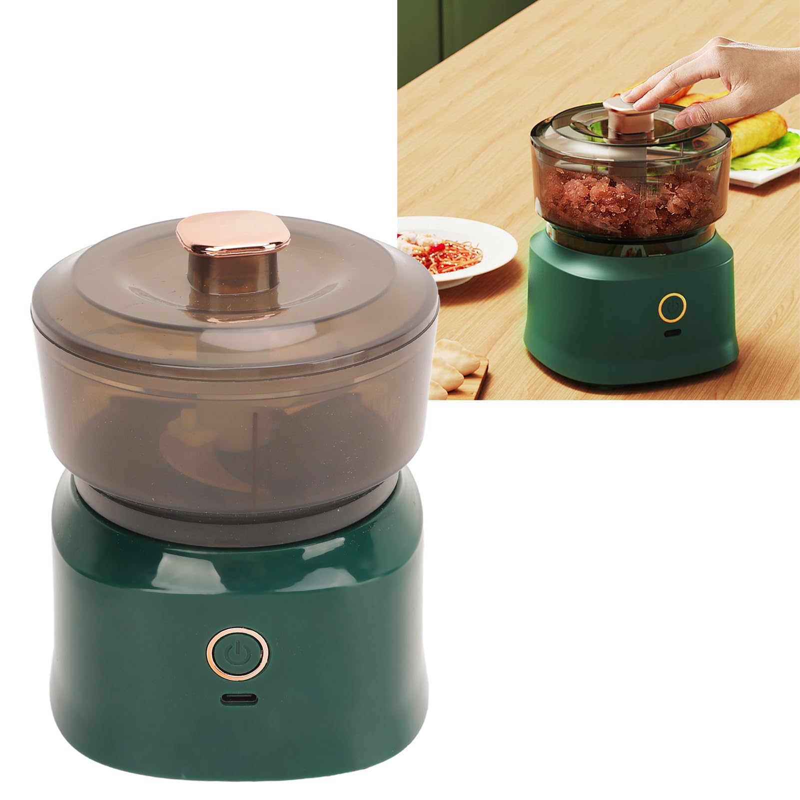 Mini Picadora de Alimentos, Procesador de Alimentos para Bebés Profesional Portátil para Alimentos para Bebés para Cocina para Chile para Carne