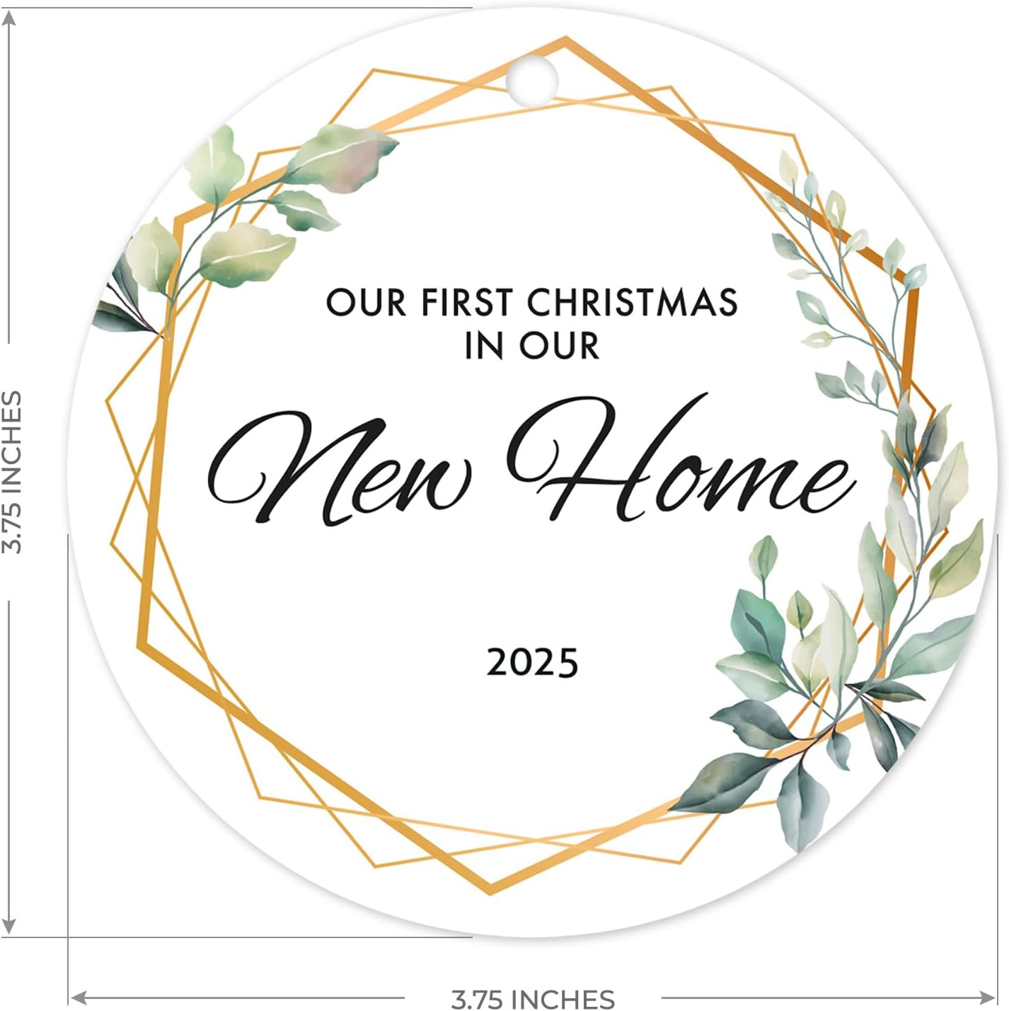 Our First Christmas in Our New Home 2025, Christmas Decorations Gift Ornaments,