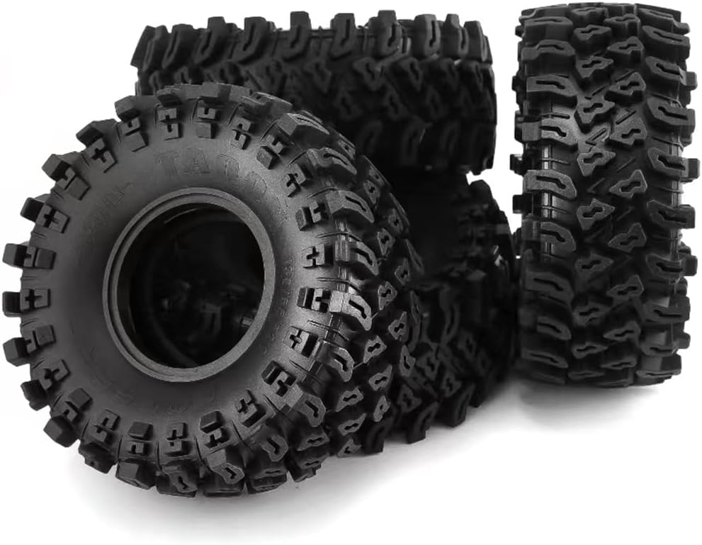 fujita 2.2inch RC Crawler Tires 136mm OD for 1/8 1/10 RC Crawler SCX10 90047 D90 Axial YK4082 YK4083 TRX4