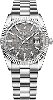 Automatik Uhr Herren Mit Gangreserve Automatik Saphirglas Wasserdicht Edelstahlarmband Beiläufig