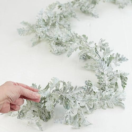 Vista 11 de Factory Direct Craft Arbusto artificial polvoriento para arreglos de verano y exhibiciones diarias, 16 pulgadas