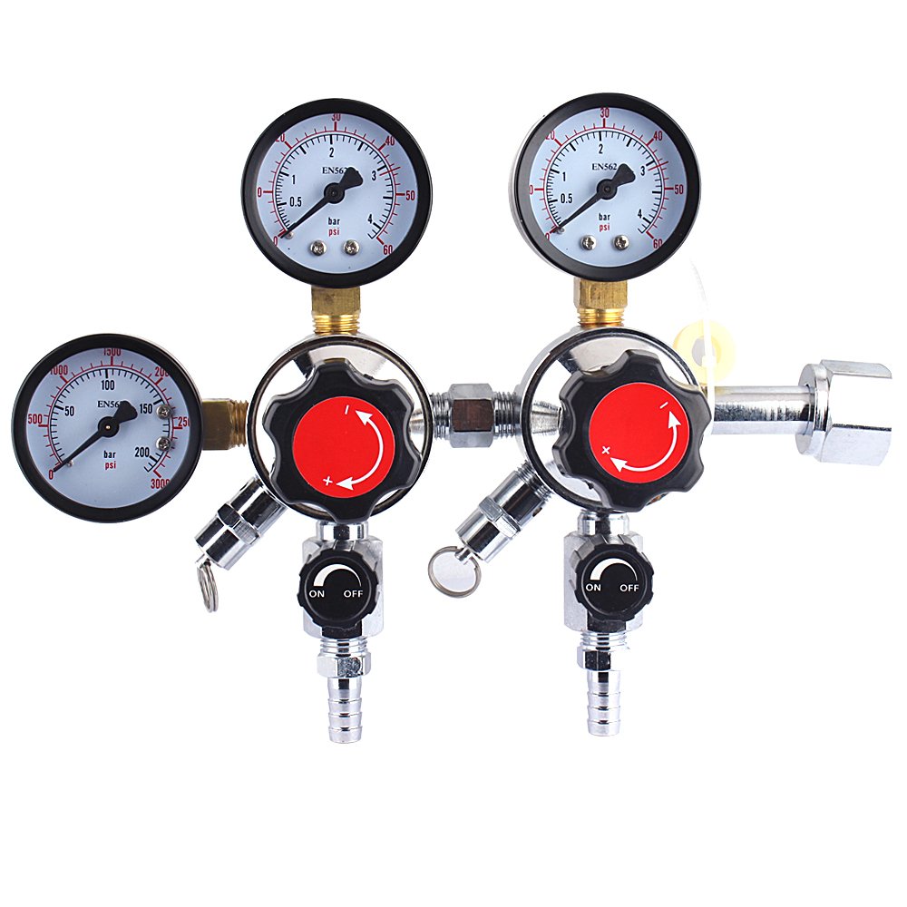 Buy Dual Gauge CO2 Regulator Homebrew Kegerator Draft DispensingUnit
