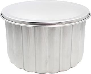 Portuguese Aluminum Pudding Mold with Lid – Fluted Flan & Cake Pan with ...