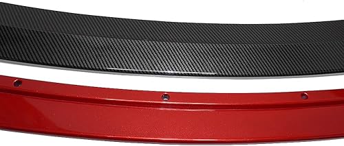 Miniatura 6 de ZXMOTO Kit universal de cuerpo de parachoques delantero, 4 piezas de alerón de barbilla divisor para la mayoría de los automóviles compatible con