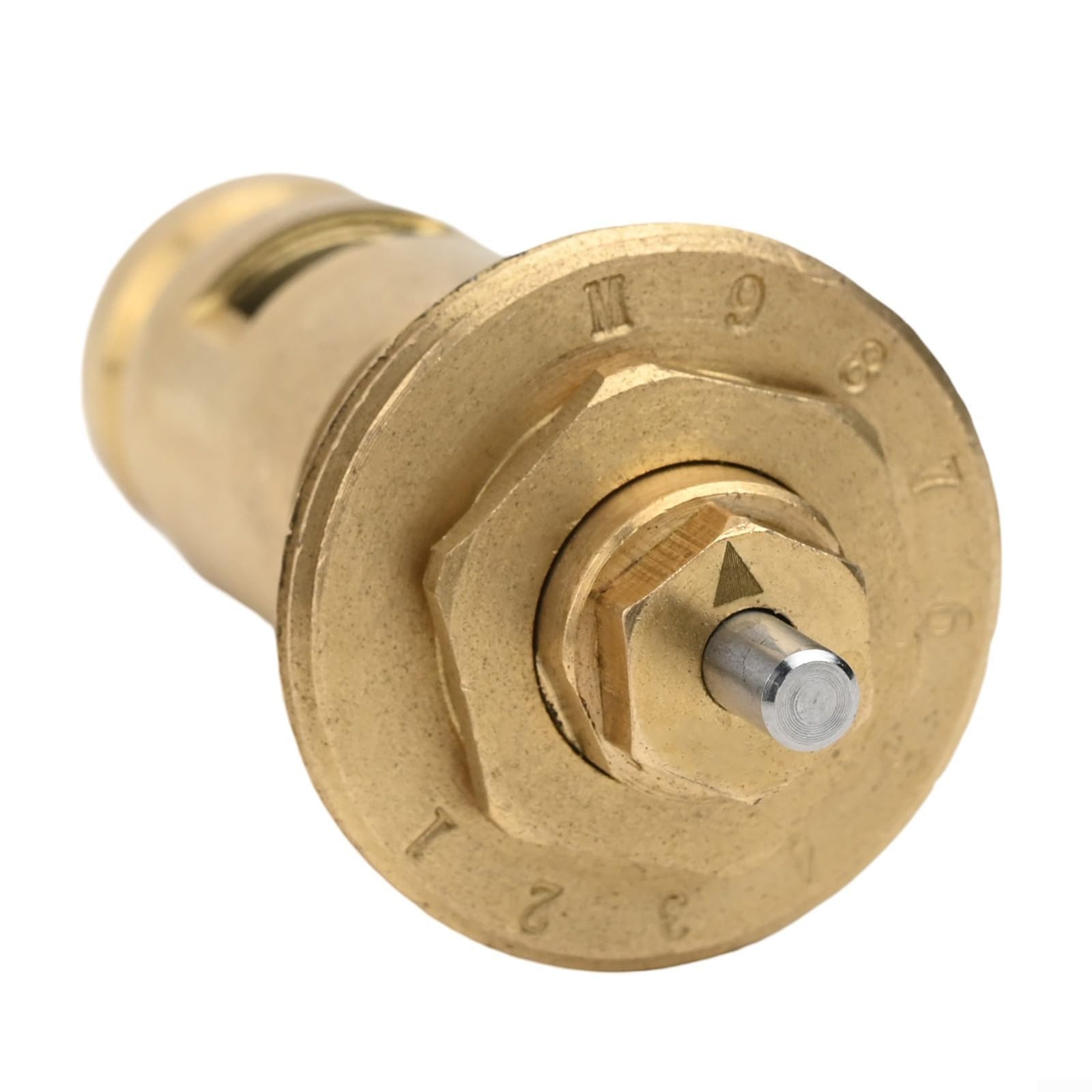 Heizkörperventil-Thermostateinsatz aus Messing, M30 x 1,5, Thermostat-Kartusche für Heizsysteme mit hydraulischer Kompatibilität und G1/2-Gewinde (10 Stück)