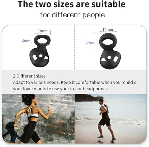 Miniatura 5 de 8 pares Galaxy Buds Live Ear Tips  Funda de silicona antideslizante compatible con auriculares Samsung Galaxy Buds Live, accesorios de repuesto de