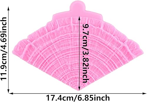 Miniatura 2 de Molde de silicona con textura de corteza de árbol para decoración de pasteles, decoración de cupcakes, pasta de goma de caramelo de chocolate,