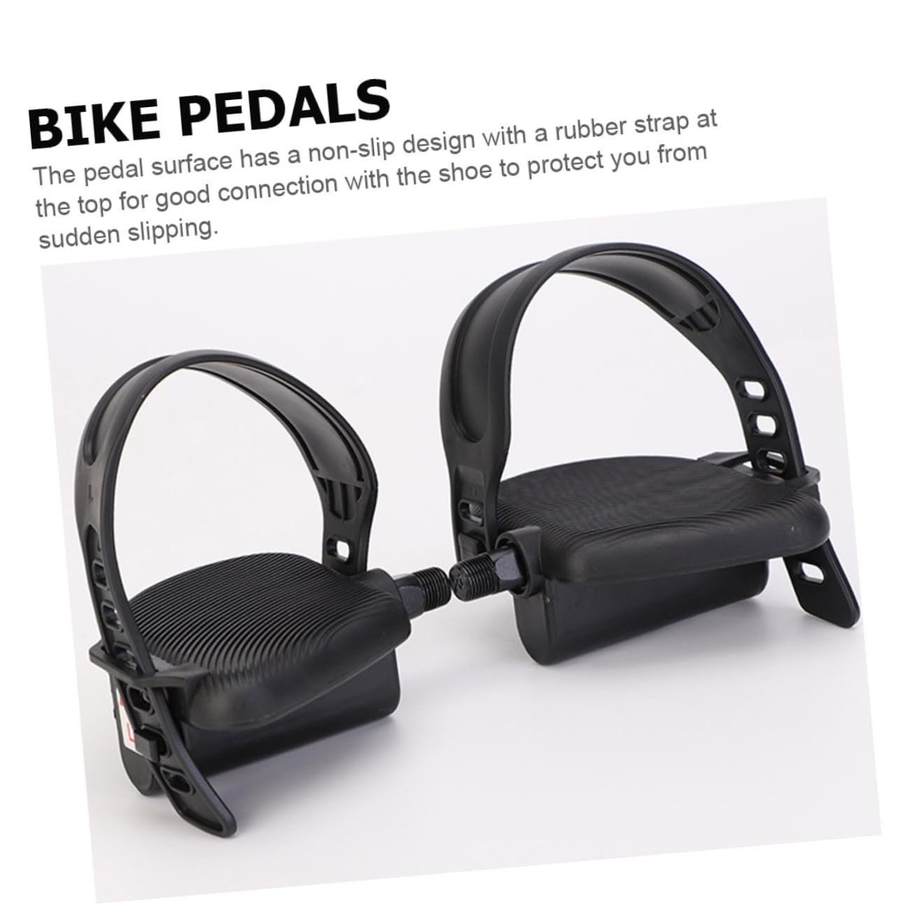 Fahrradpedale aus Robustem Material rutschfeste Heimtrainer Pedale Ersatzteil für Rennrad Mountainbike und Kinderfahrrad