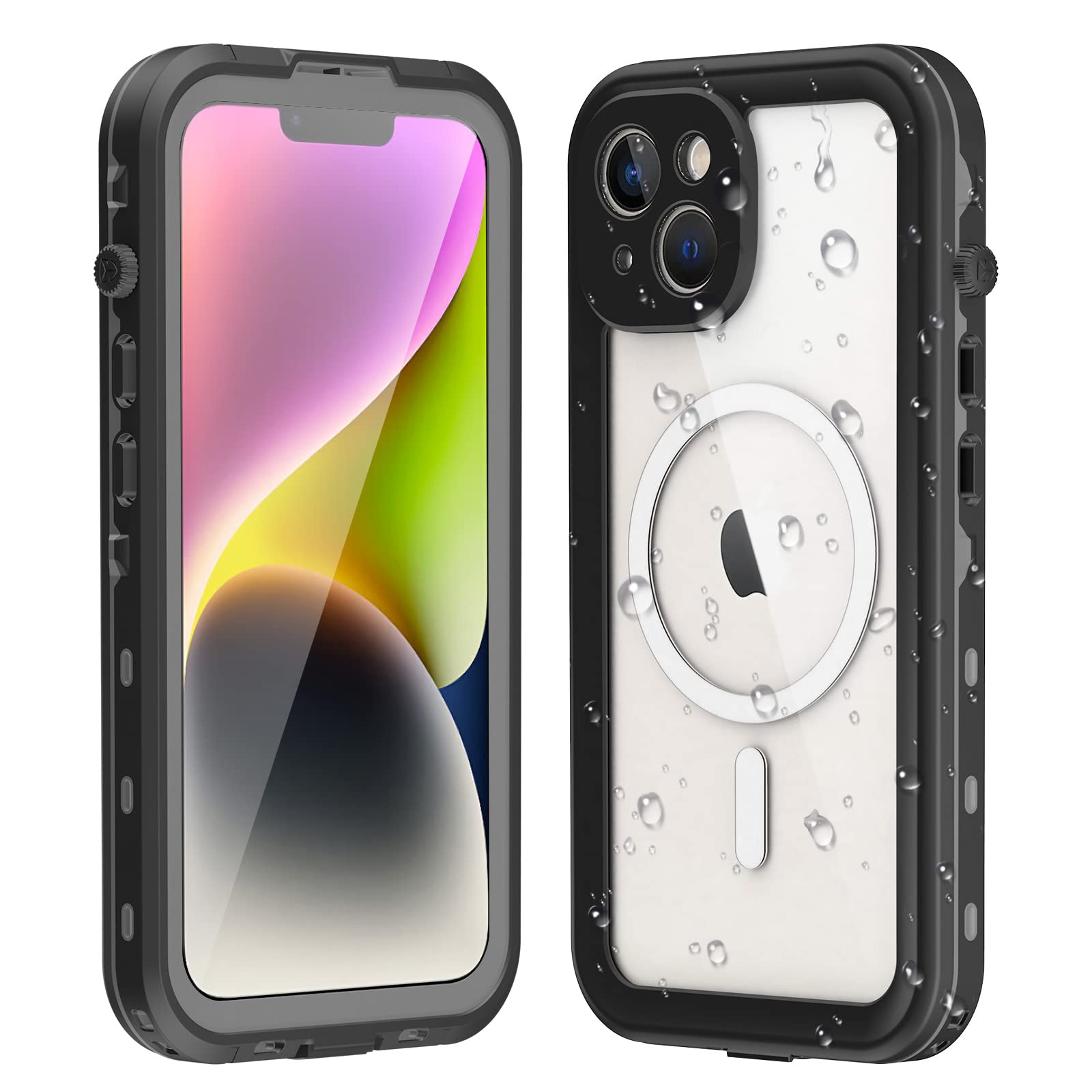 高級ケース付【美品、化粧箱付】iPhone14 128GB バッテリー86% BMW iPhone 14 ケース 本革 iPhone14Plus カバー レザー iPhone
