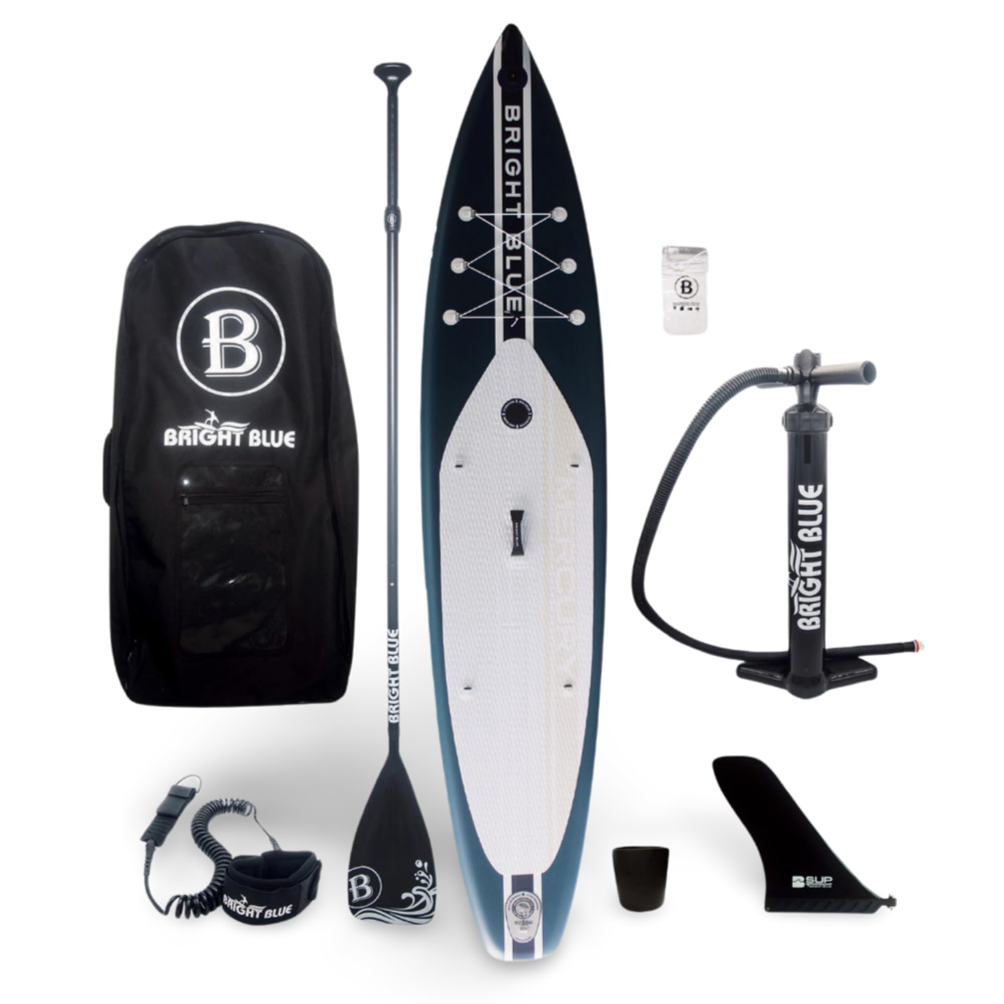 Bright Blue スタンドアップパドルボード サップ Amazon | BRIGHT BLUE 12フィート6インチ 空気注入式 スタンド
