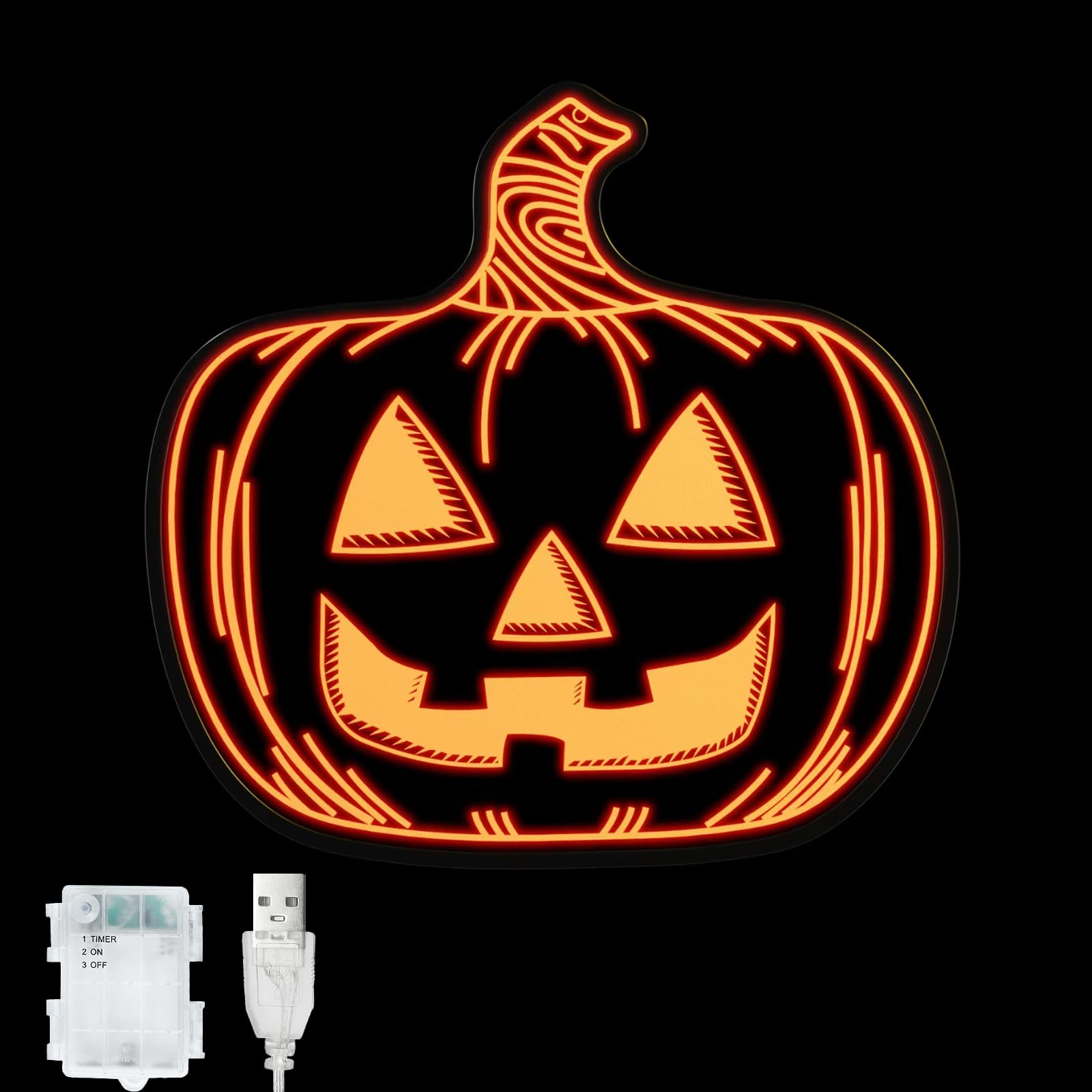ハロウィン Halloween Pumpkin with LED Lights Halloween Pumpkin Night Lights, 15.35