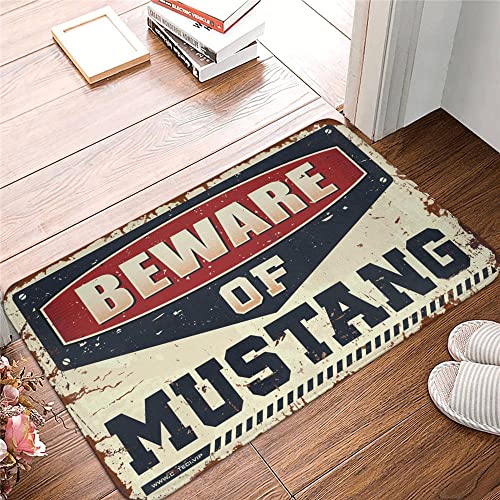 Tapis Mustang 65x90 cm Solidee pour garage et man cave - 2
