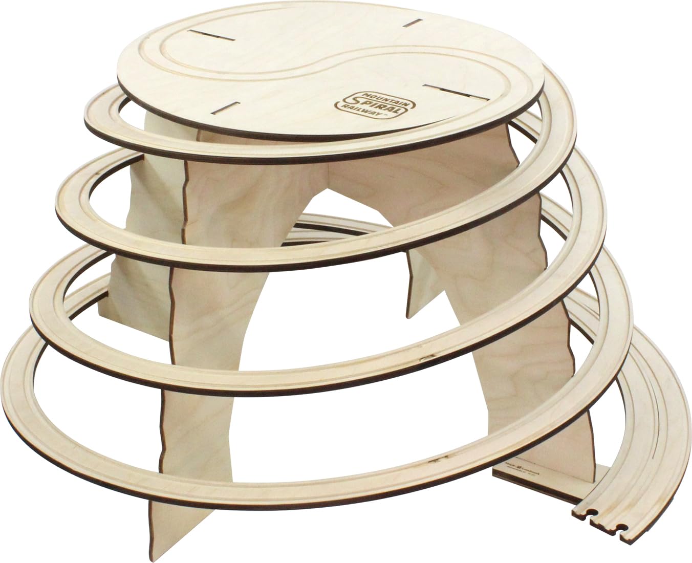 Mountain Spiral Railway, Basic Double Spiral - Made in USA