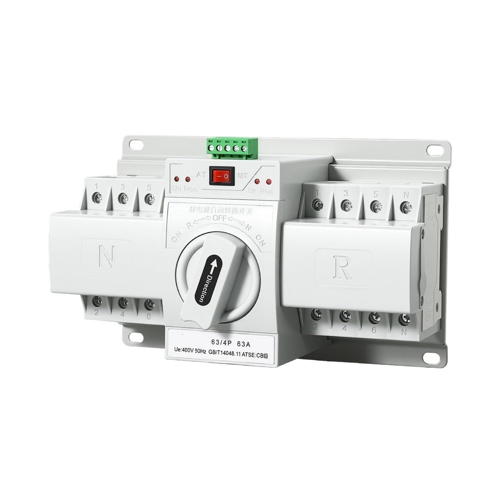 Interruptor de transferencia automática Interruptor de transferencia automática de doble potencia MLQ2-63A Clase CB(4P63A)