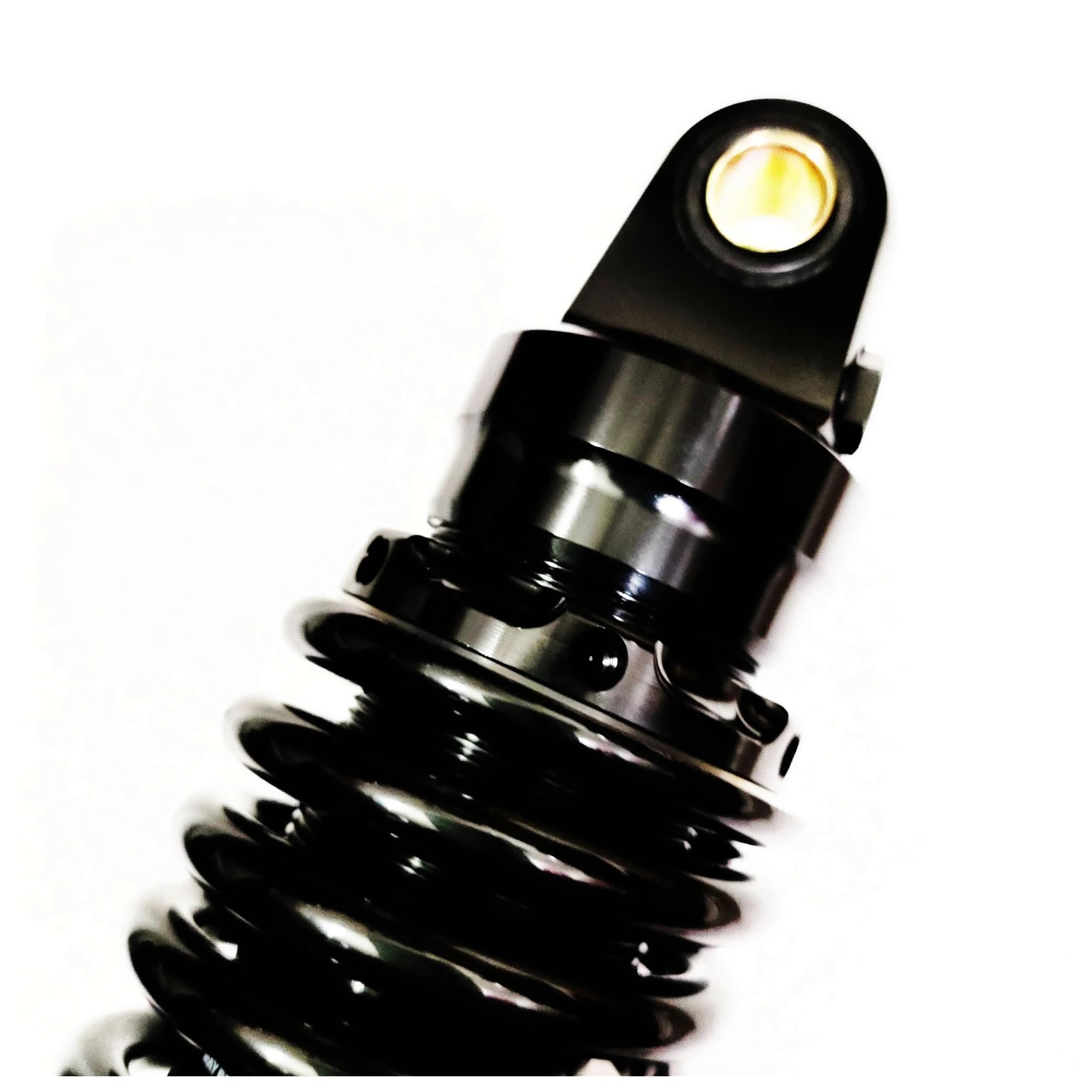 Amortisseur Une Paire D'amortisseurs Moto À Ressort, 305mm, 320mm, 330mm, 340mm, 345mm, 350mm, 365mm, 8mm, Suspension Arrière Réglable Amortisseur De Moto(345mm Black)