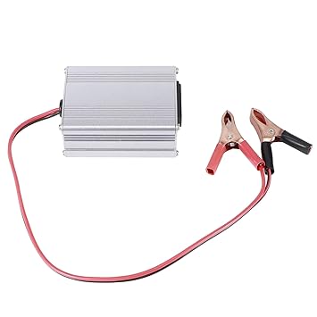 Set of 2 Incubator Accessories Incubator Converter, DC 12V to AC 220V Inverter, Aluminum Alloy Portable for Duck Chicken