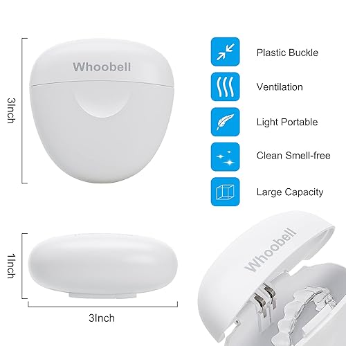Miniatura 3 de Soporte de retenedor, estuche de retención con orificios de ventilación, funda protectora bucal para gran espacio, funda delgada para alineador para