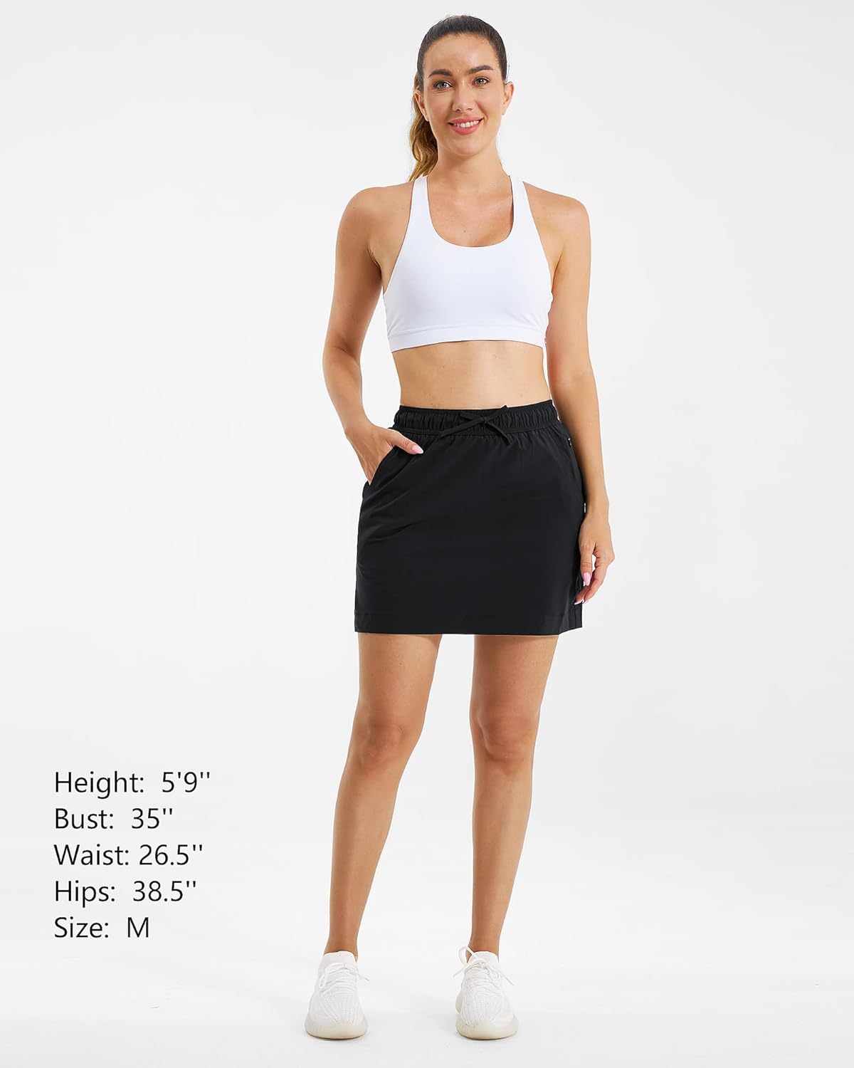 Stelle Women's Golf Skort Skirts 16" Hiking Skort for Tennis Outdoors Quick Drying Athletic Workout Skort with Pockets - Image 7