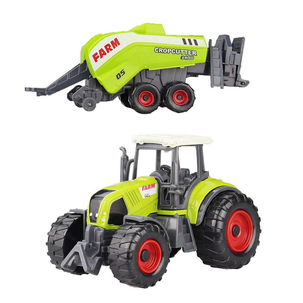 C2K Farm Model Vehicle Alloy Tractor Truck Toy Kids Die Cast Harvesters
