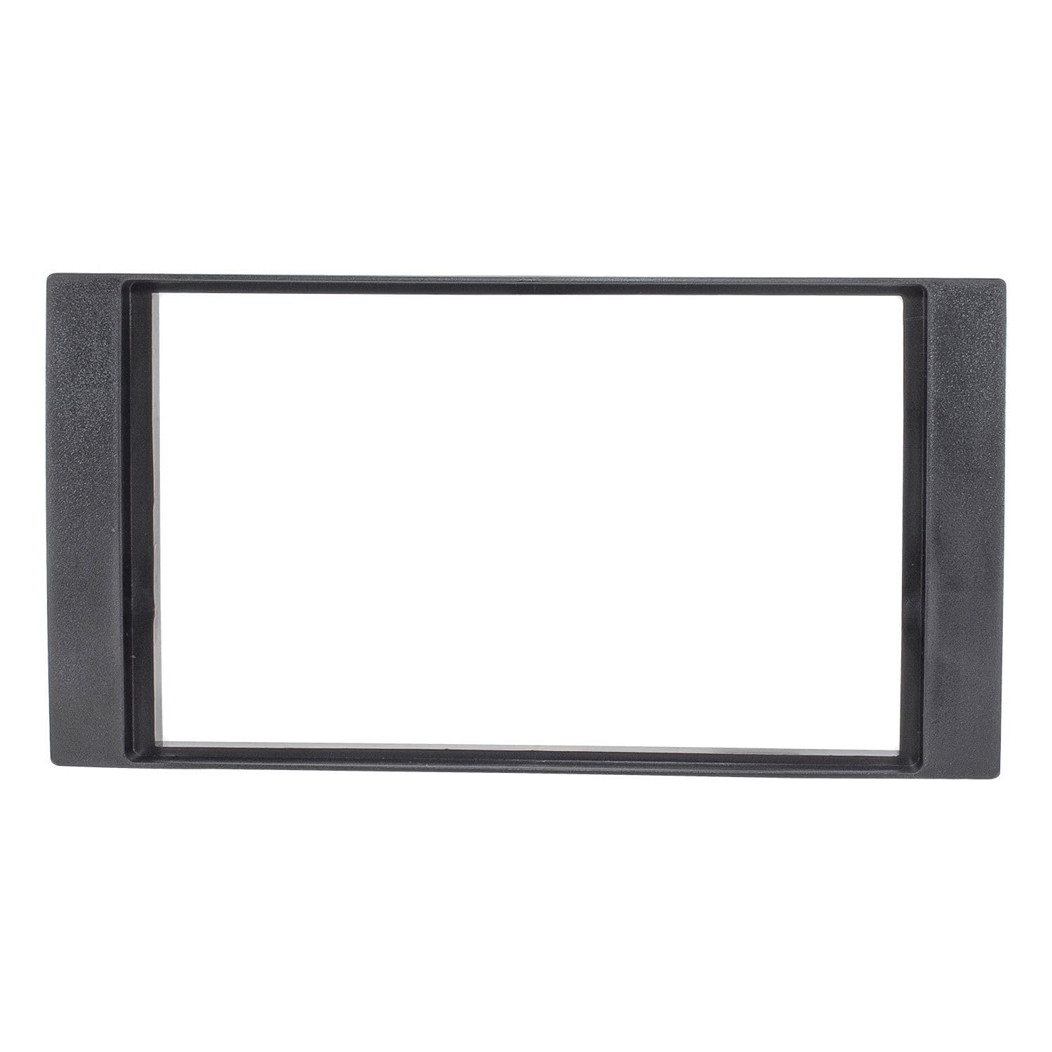 tomzz Audio 2415-072 Doppel DIN Radioblende Set kompatibel mit Ford Focus 2 Fiesta C-Max S-Max Galaxy Mondeo Kuga Transit schwarz Quadlockadapter ISO Antennenadapter Entriegelungsbügel