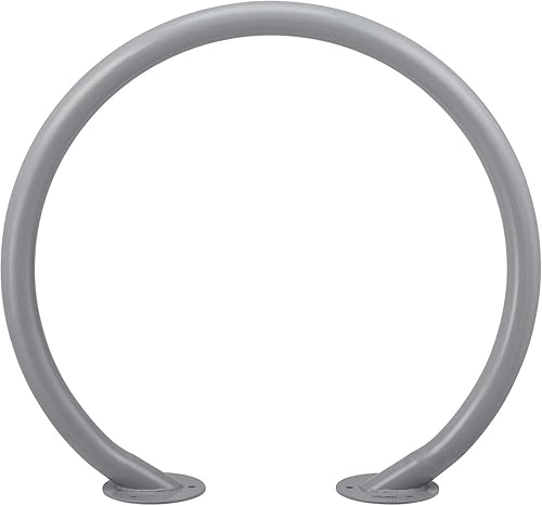 Miniatura 5 de Portabicicicletas circular 37 pulgadas de ancho x 33-12 pulgadas de alto capacidad para 2 bicicletas montaje de brida color negro