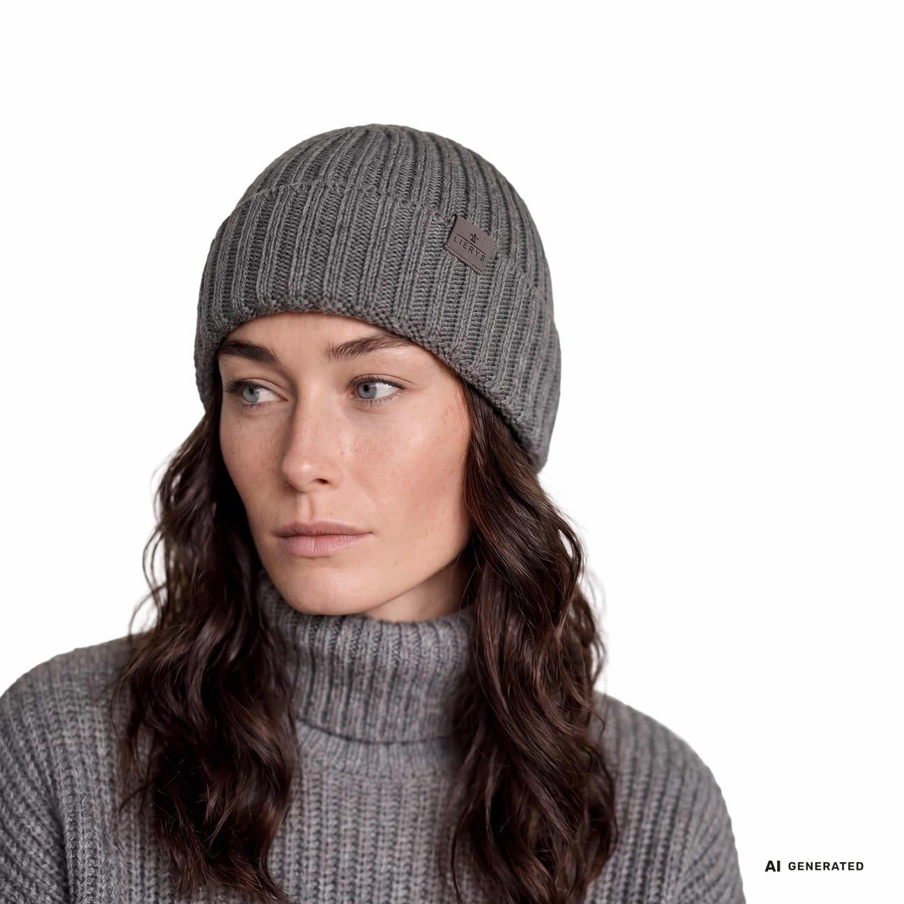 Lierys Bonnet a cotes Merino en Tricot Unicolore Fabrique en Allemagne Unisexe Automne Hiver