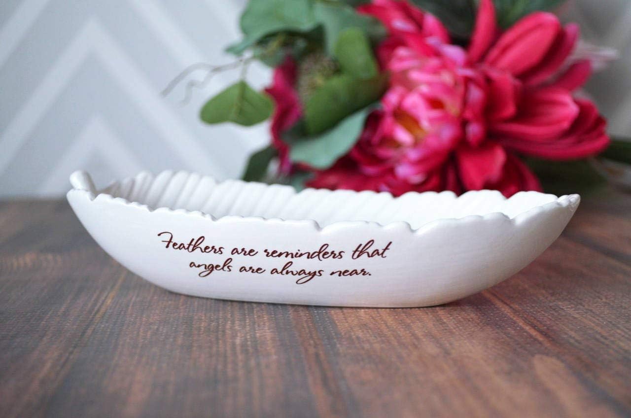 Sympathy Gift, Feather Sympathy Gift - Feathers Are Reminders That Angels Are Always Near - Image 2