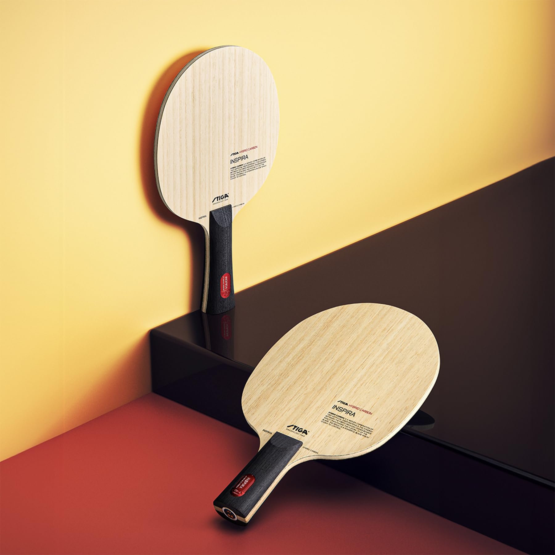 Stiga Inspira Hybrid Carbon Tennis de Table Bois