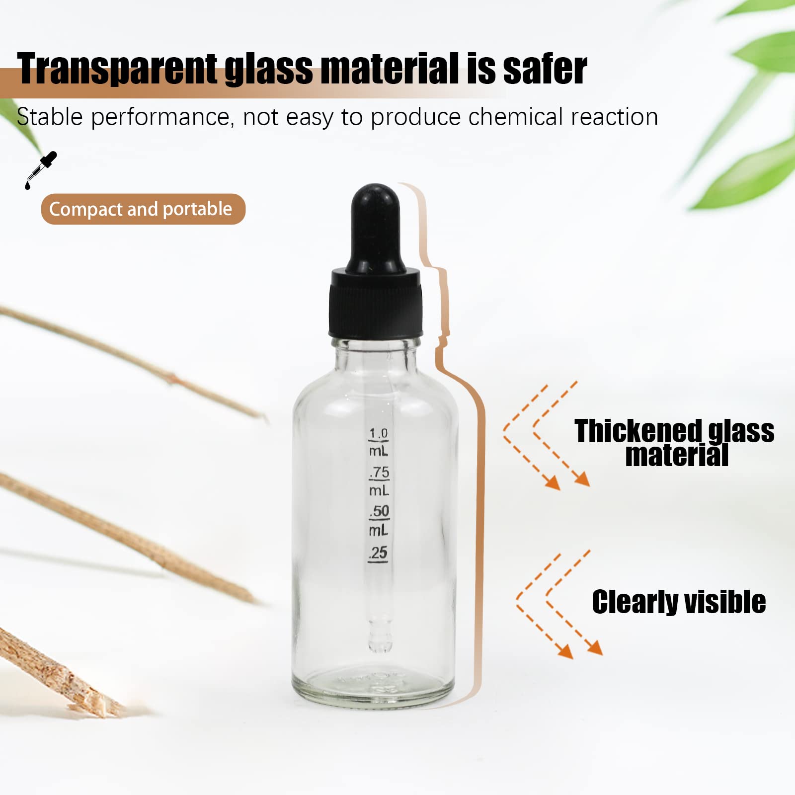 Reyshin 50ml Glass Dropper Bottles - Image 4