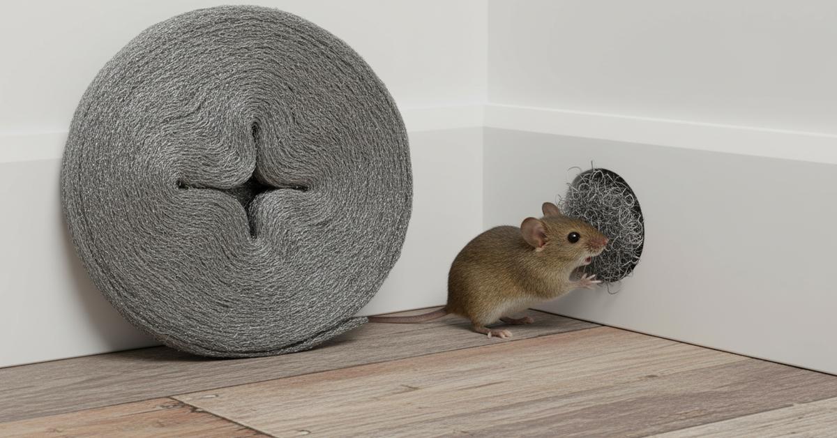 Image of Steel Wool Mice Control, 65FT(1.1LB)#0 Steel Wool, Keep Mouse Away from Holes, Barrier and Gap Filler for Home, Wall, Garden, Kitchen, Pipeline in Garage, Medium