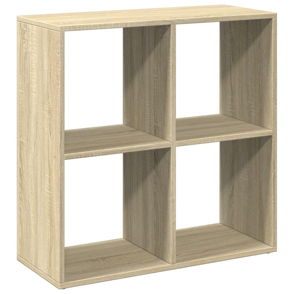 VidaXL Bücherregal 16 Fächer - Raumteiler Würfelregal Sonoma-Eiche 137cm Wohnzimmer Regal