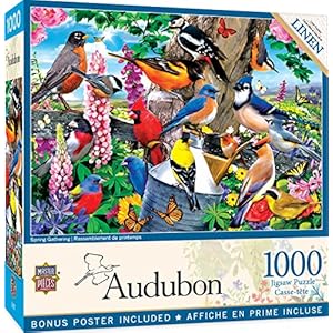MasterPieces 1000 Piece Jigsaw Puzzle for Adults, Family, Or Kids – Spring Gathering – 19.25″x26.75″