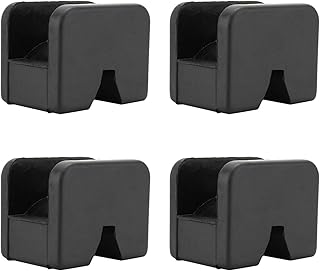 8MILELAKE Jack Pad Adapter for Jack Stand 2-3 Ton Universal Rubber Slotted Frame Rail Pinch welds Protector Set (4 Pack)