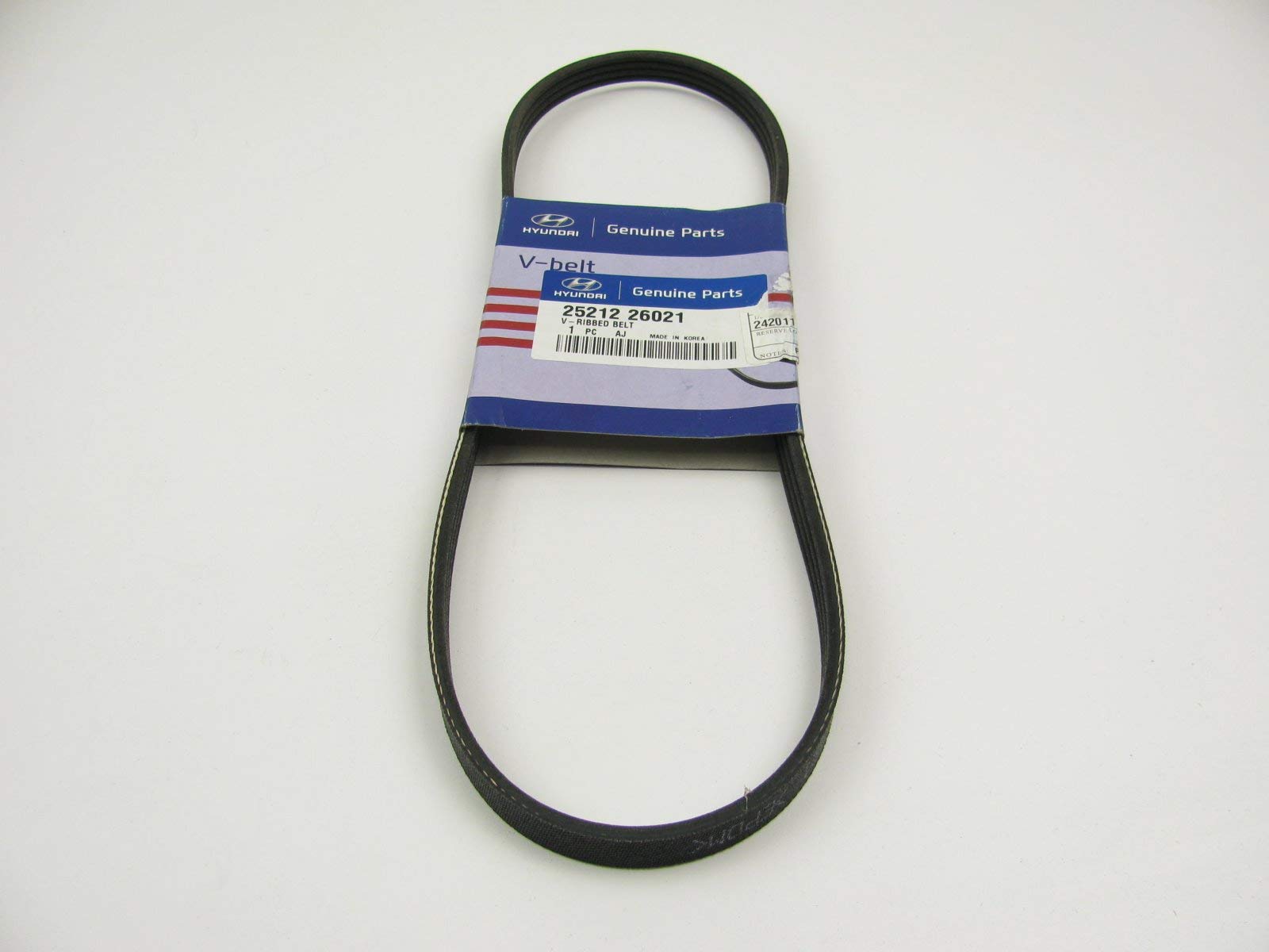 Amazon.com: HYUNDAI Genuine 25212-26021 Ribbed V-Belt , black