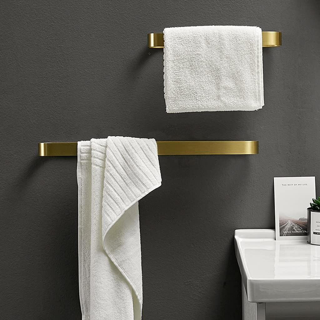 Handdoekrek draaibaar mat goud rond - Voordelig Design Sanitair