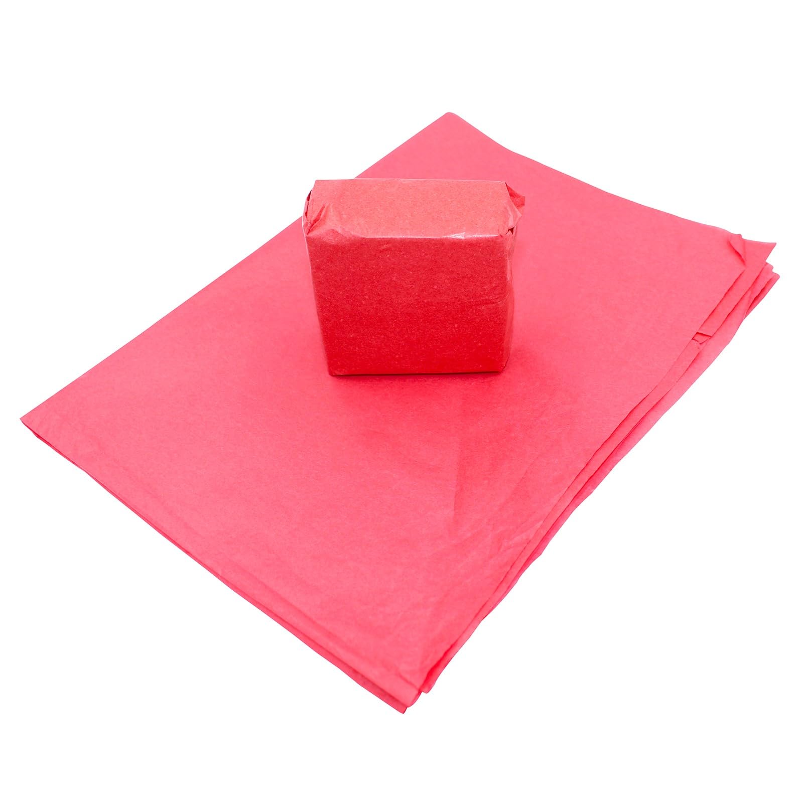 50 Sheets - Large Coloured Tissue Paper 20 x 30 inches (500x750mm) | Acid Free Art and Craft Wrapping Paper | Gift Wrapping Decorative Soft Tissue Sheets (Red)