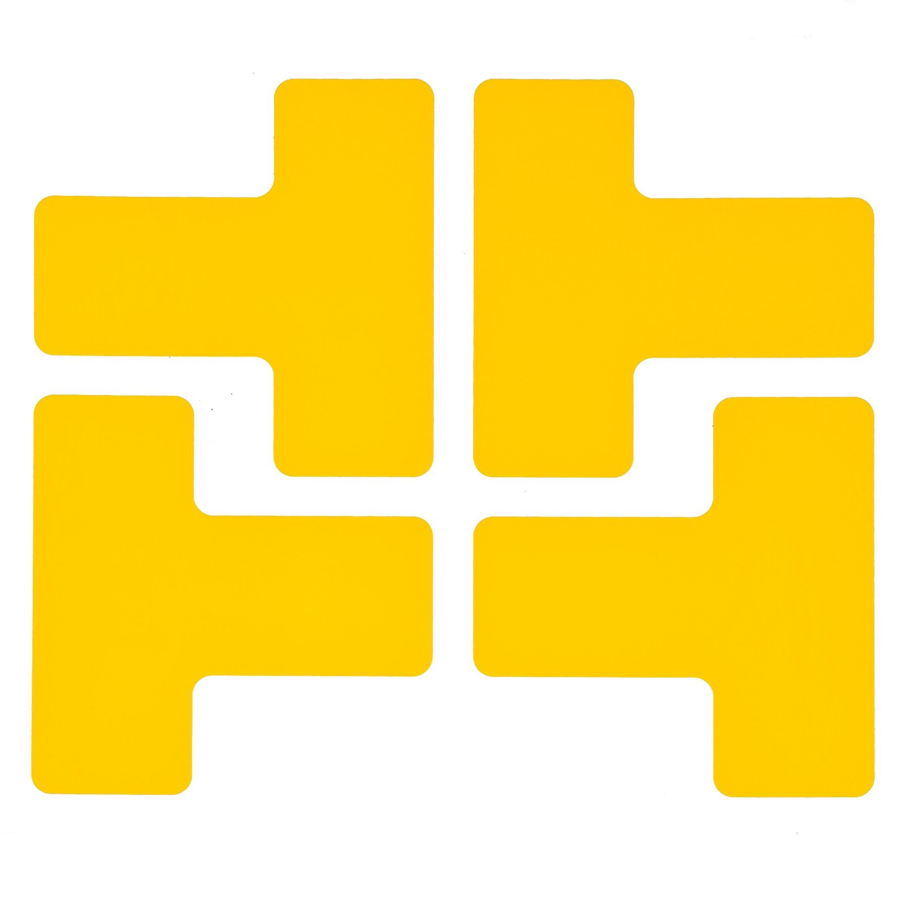 Toughstripe Division Marker, 50.80mm x 127mm x 127mm, Yellow, Pack of 20, 50.80 mm x 127 mm x 127 mm